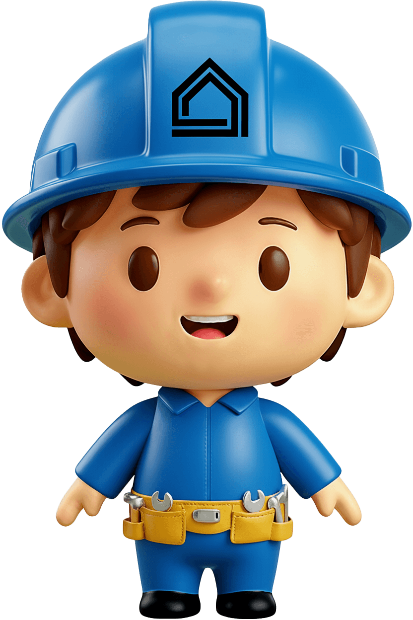 Turkish blue colored AI agent character