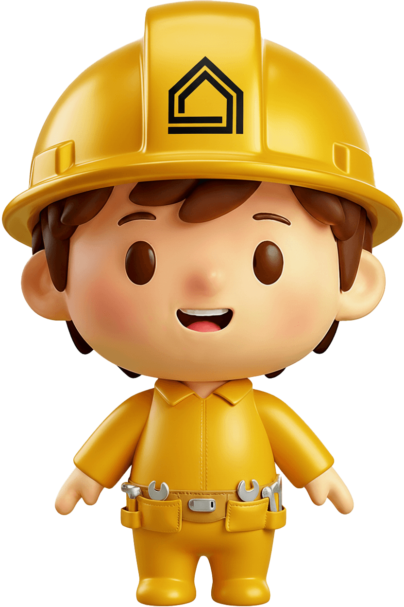 Yellow colored AI agent character